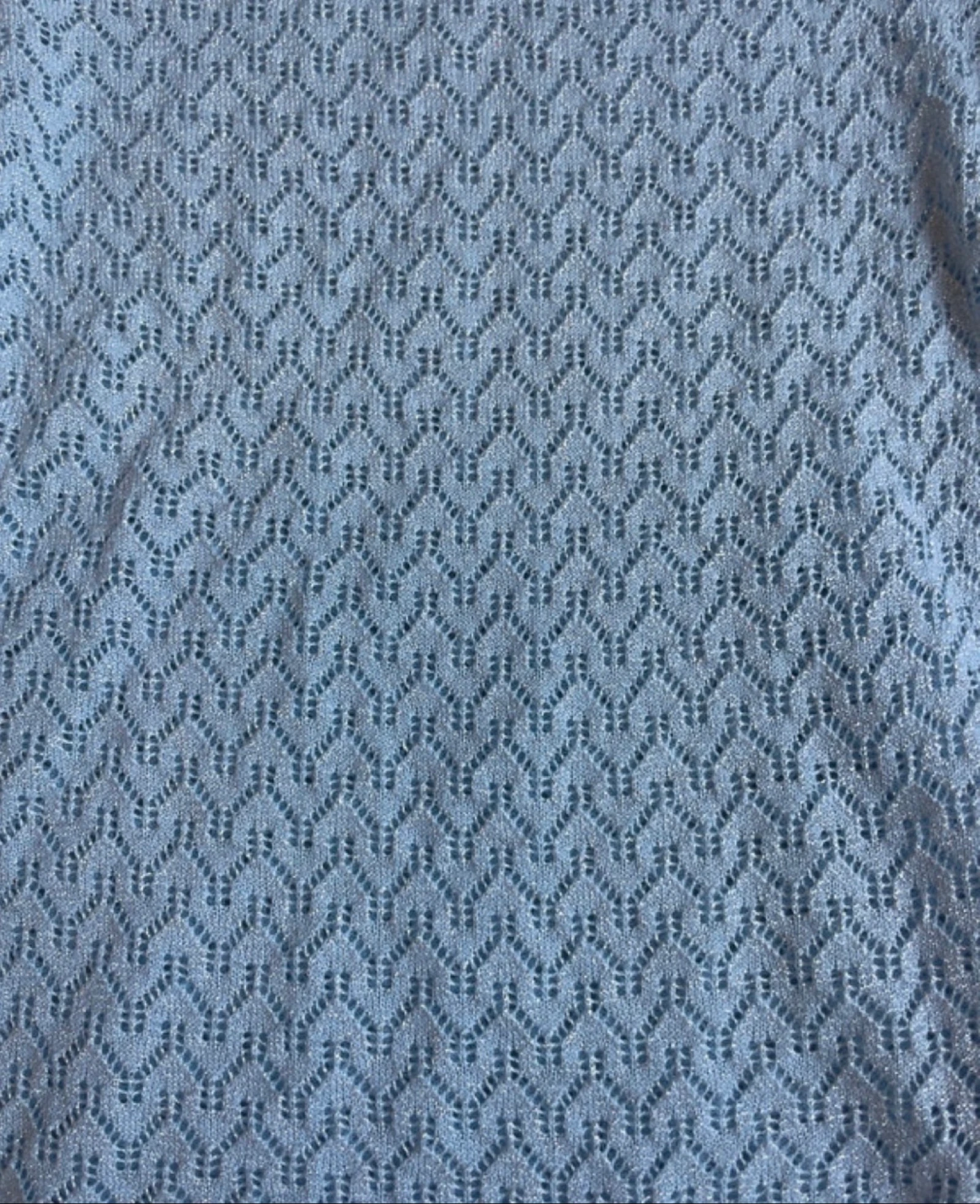 Blusa de malha turquesa com paetês Amisu – photo 3